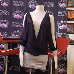 black and silver party dress